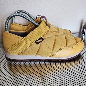 Teva Reember Moccasin Yellow Sauterne Brown Slip On Outdoor Shoe Women's Size 6